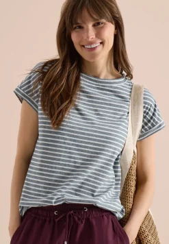 T-shirt rayé à manches courtes
