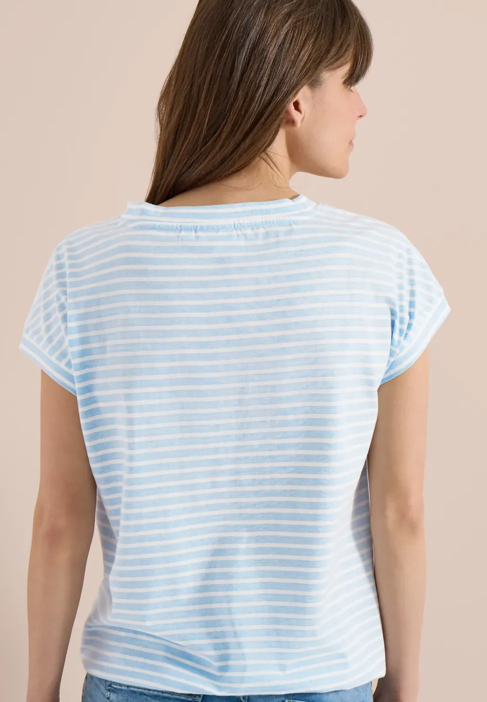 T-shirt rayé à manches courtes