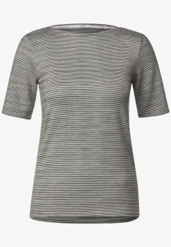 T-shirt rayé chiné