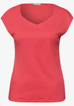 T-shirt sans manches avec encolure en diamant