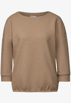 T-shirt structuré avec boutons