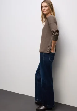 T-shirt structuré avec boutons