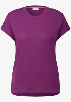 T-shirt structuré avec boutons