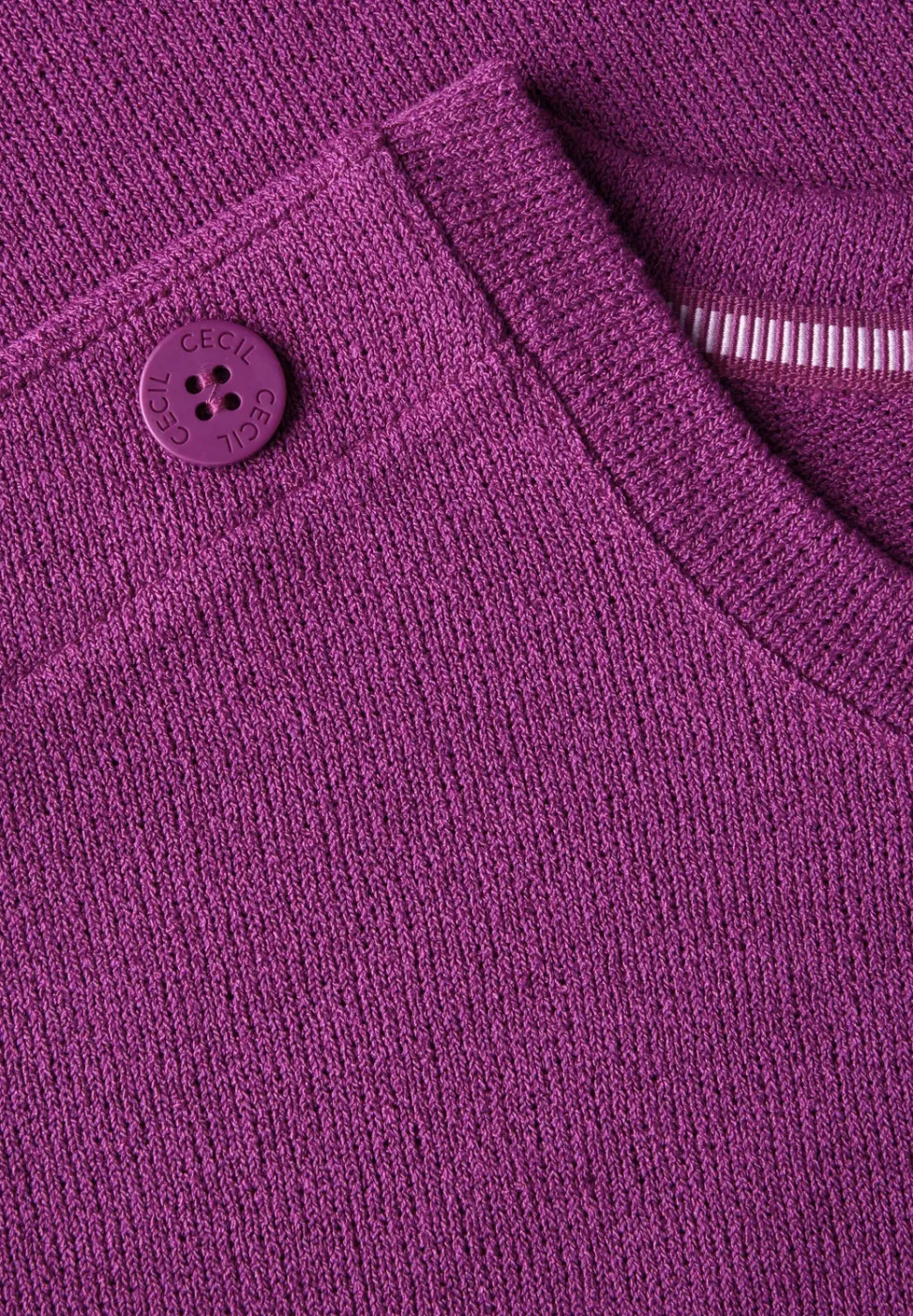 T-shirt structuré avec boutons