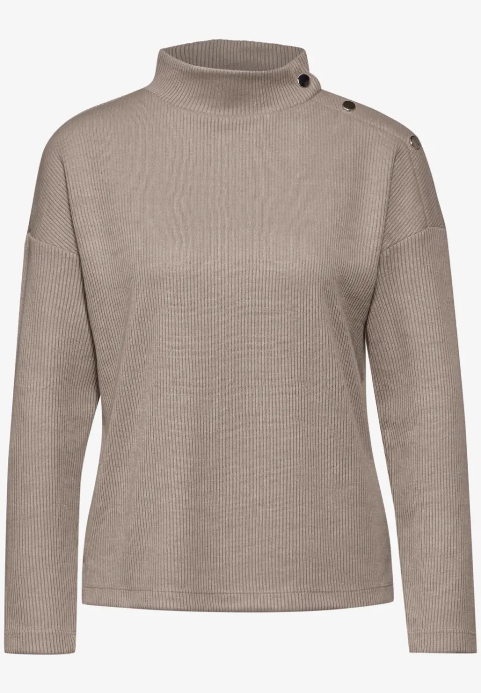 T-shirt structuré avec boutons