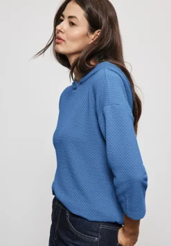 T-shirt structuré avec capuche