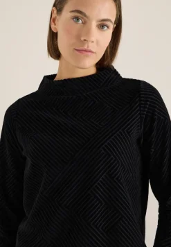 T-shirt structuré avec col funnel