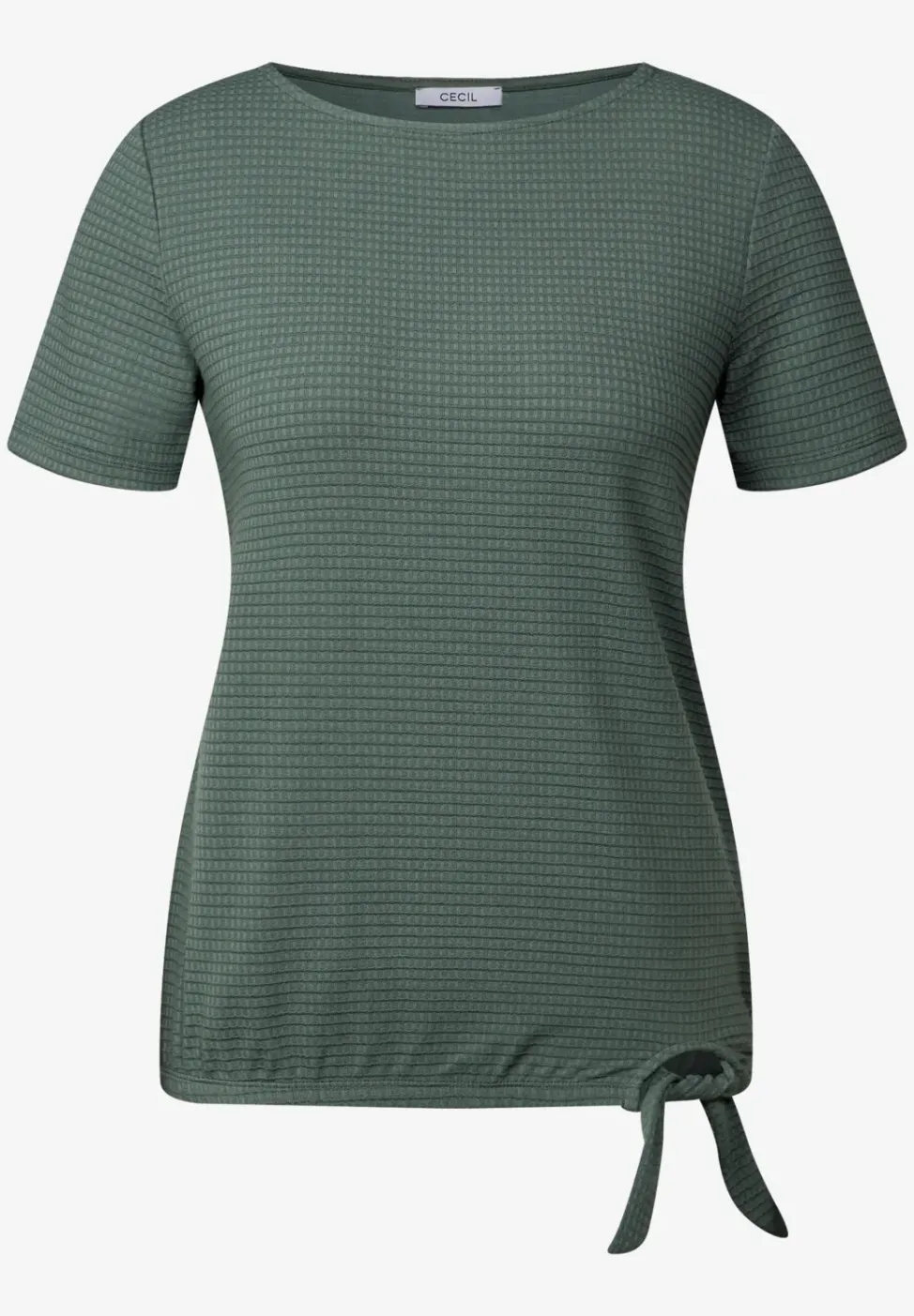 T-shirt structuré avec nœud