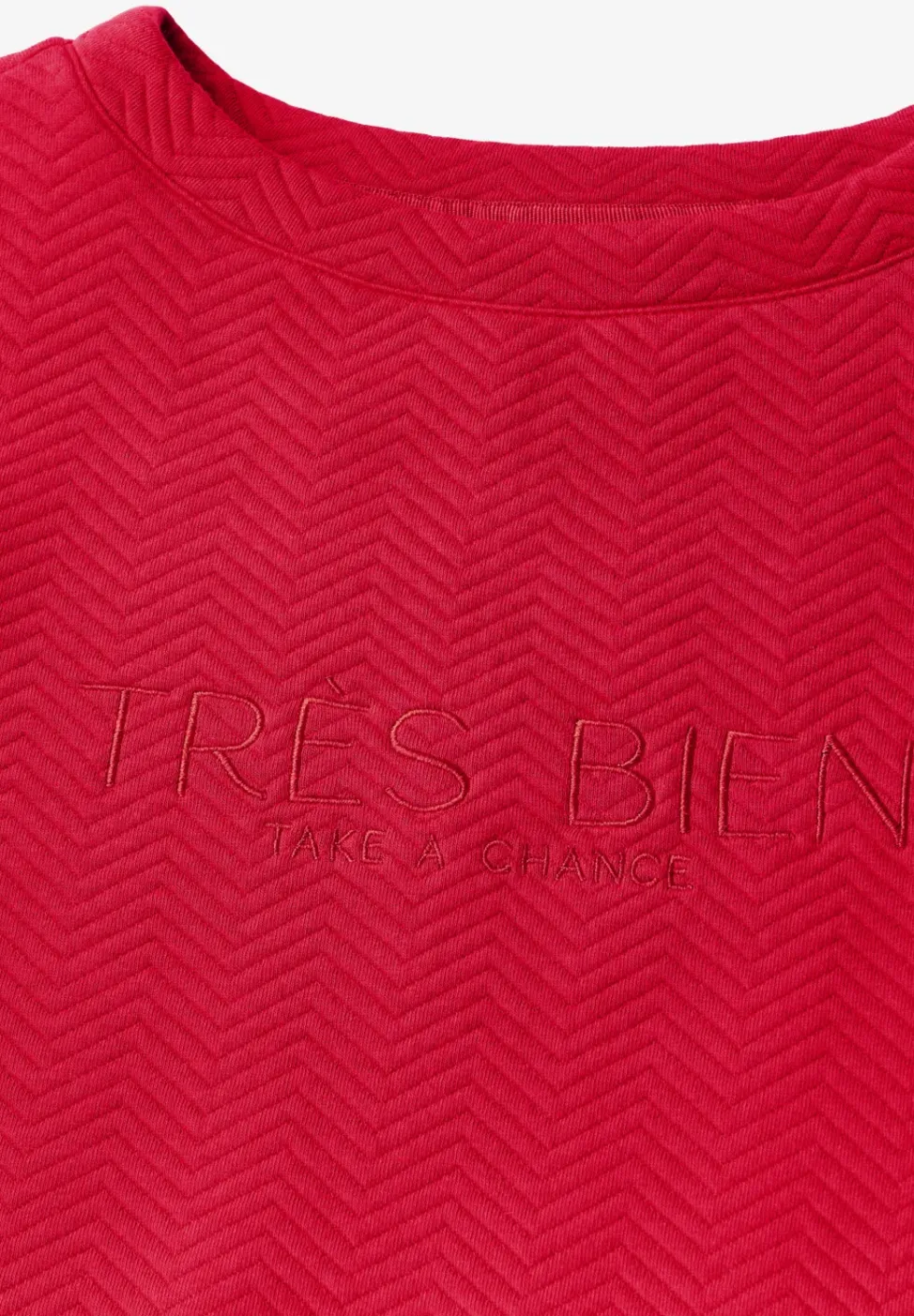 T-shirt structuré avec wording