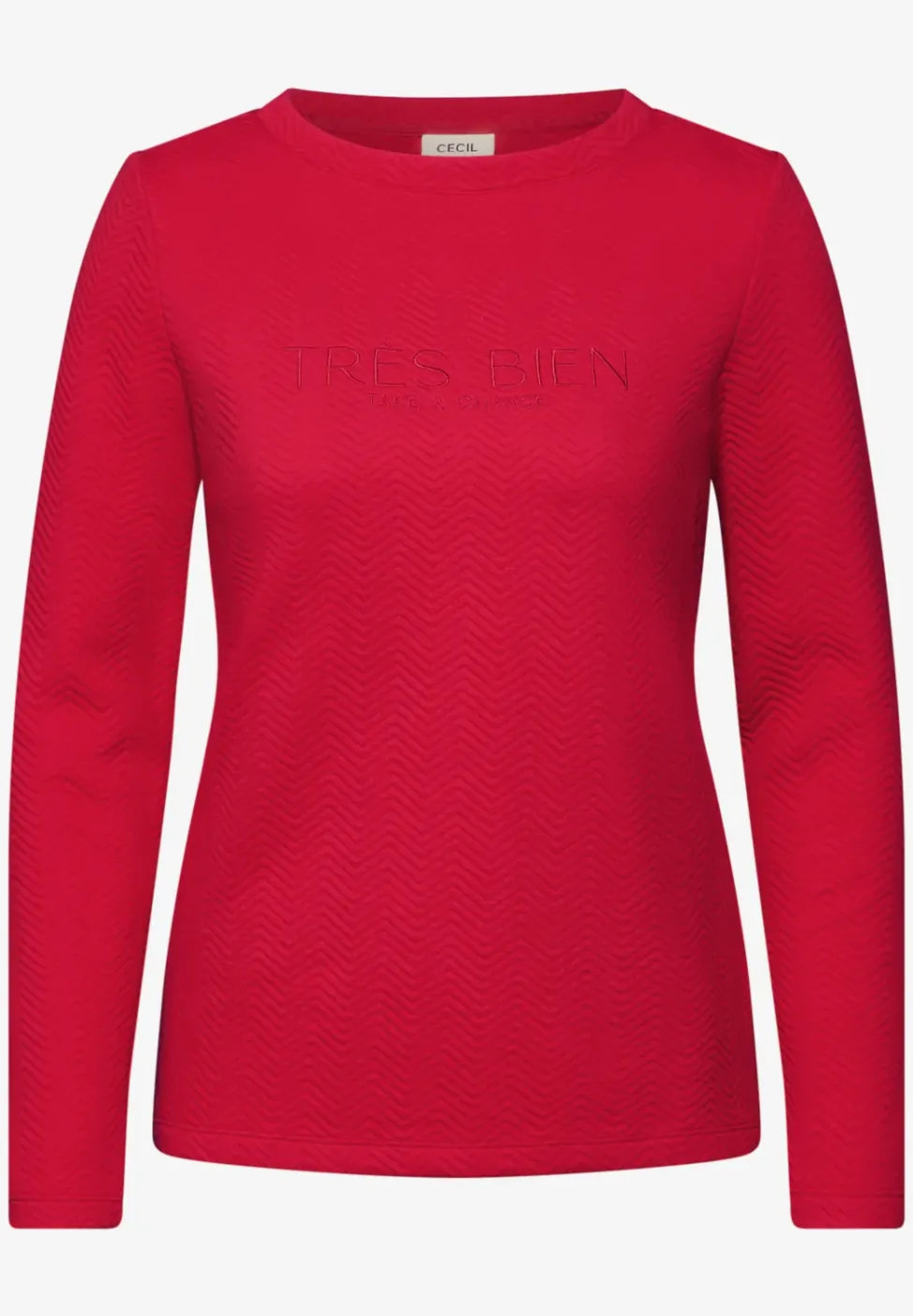 T-shirt structuré avec wording
