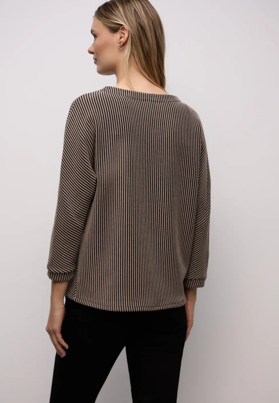 T-shirt structuré deux tons