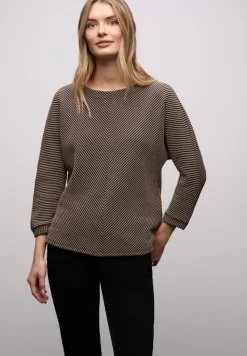 T-shirt structuré deux tons
