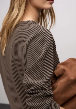 T-shirt structuré deux tons