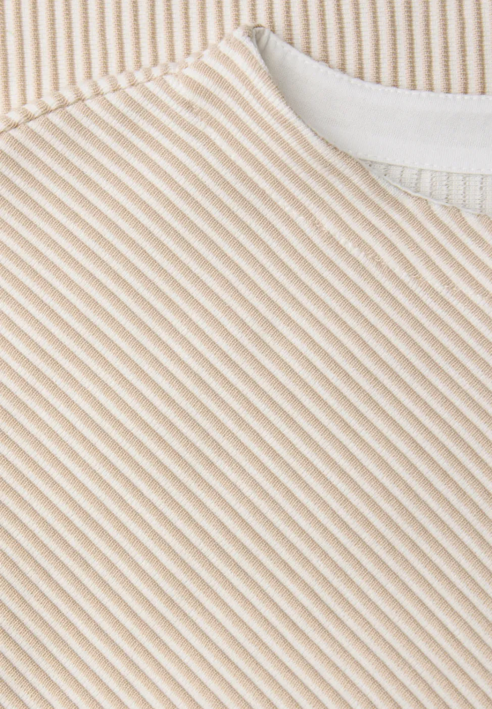 T-shirt structuré deux tons