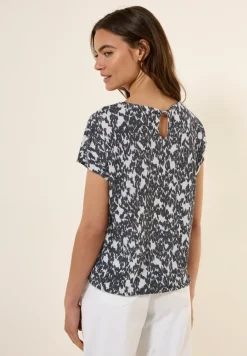 T-shirt tricoté avec motif