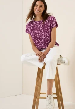 T-shirt tricoté avec motif