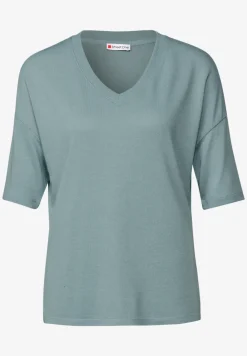 T-shirt tricoté col V