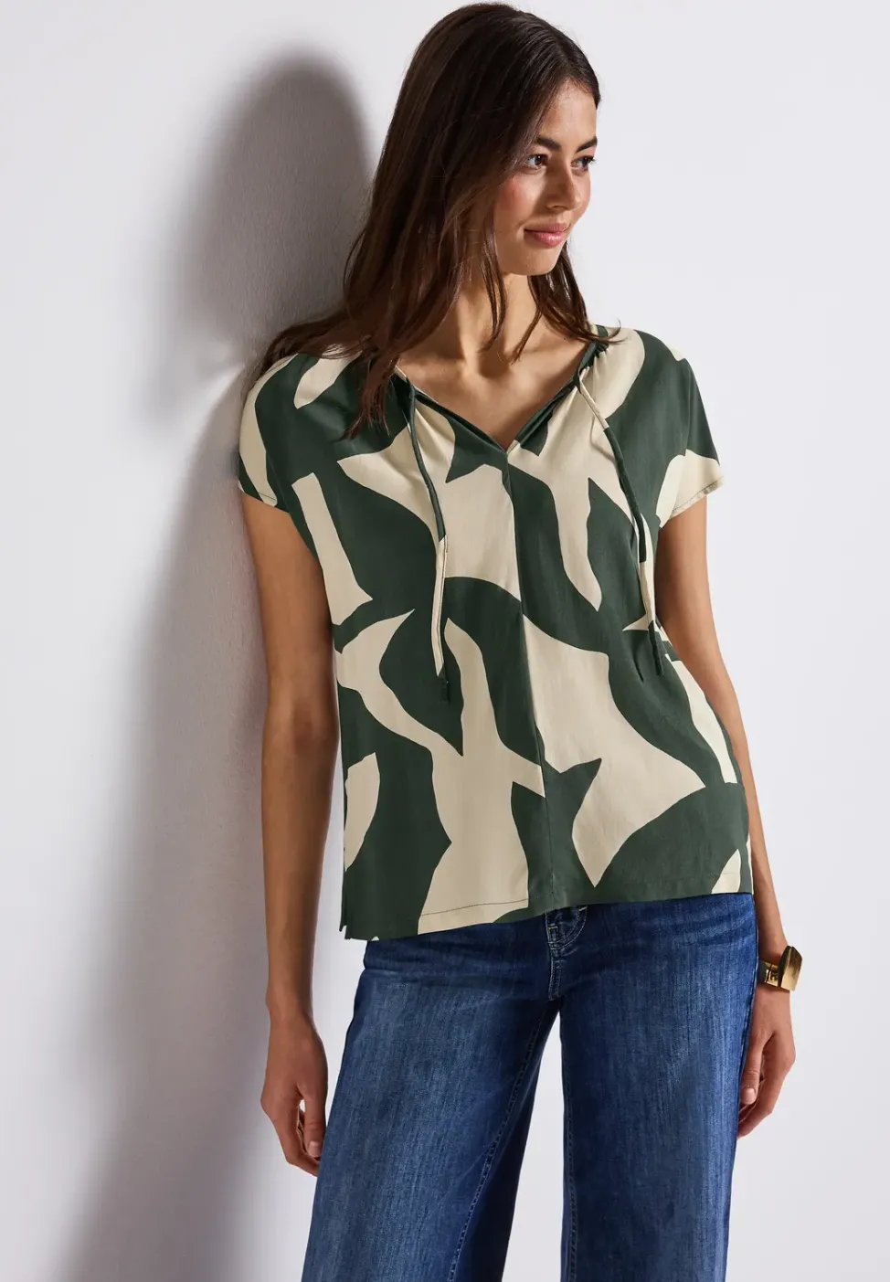 T-shirt tunique avec imprimé