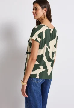 T-shirt tunique avec imprimé