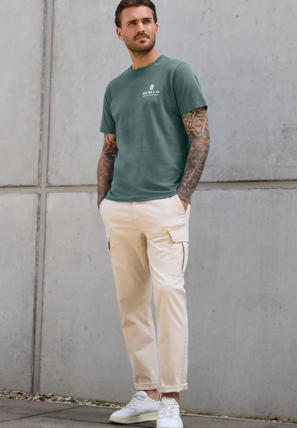 T-shirt avec backprint