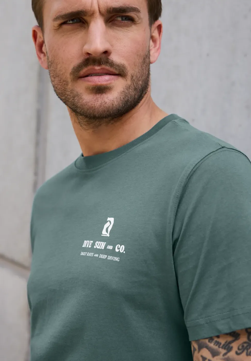 T-shirt avec backprint