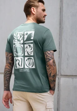 T-shirt avec backprint