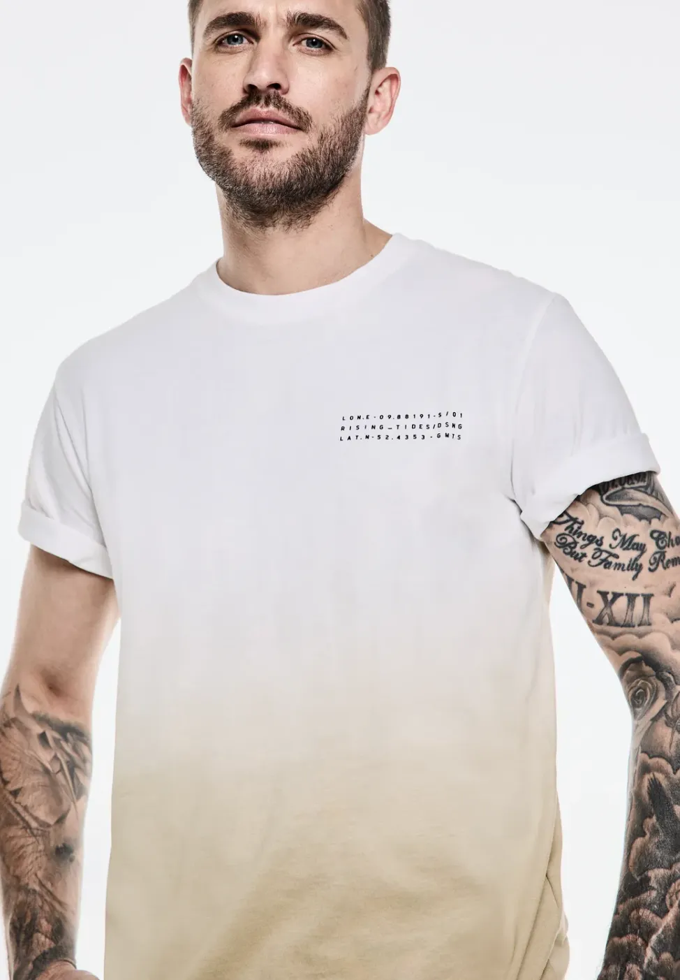T-shirt avec dégradé de couleurs