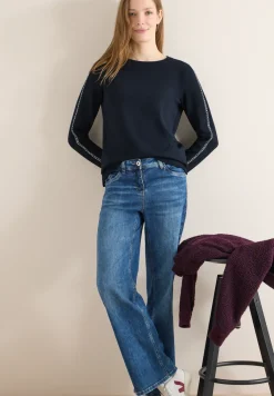 T-shirt avec détails sur les manches
