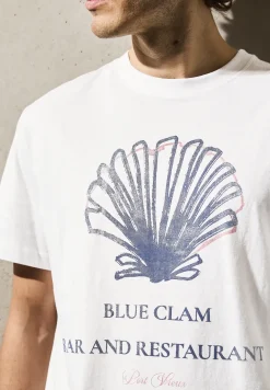 T-shirt avec imprimé coquillage