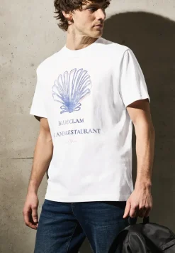 T-shirt avec imprimé coquillage