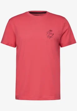 T-shirt avec imprimé sur la poitrine