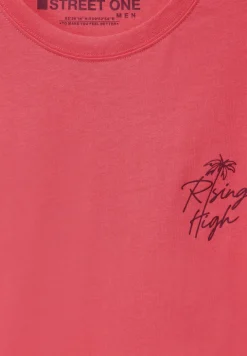 T-shirt avec imprimé sur la poitrine