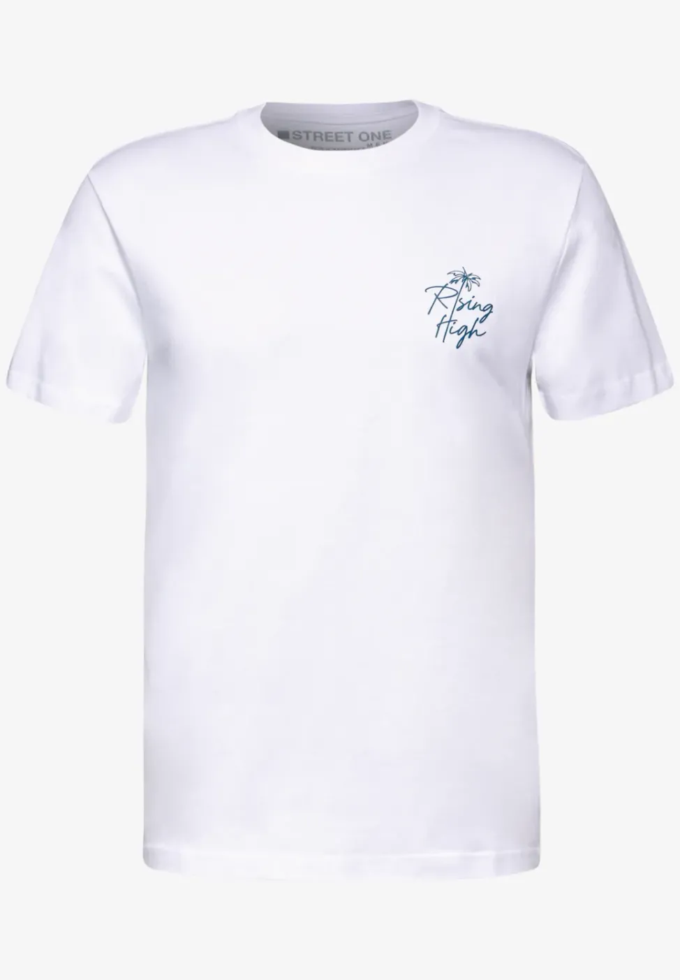 T-shirt avec imprimé sur la poitrine