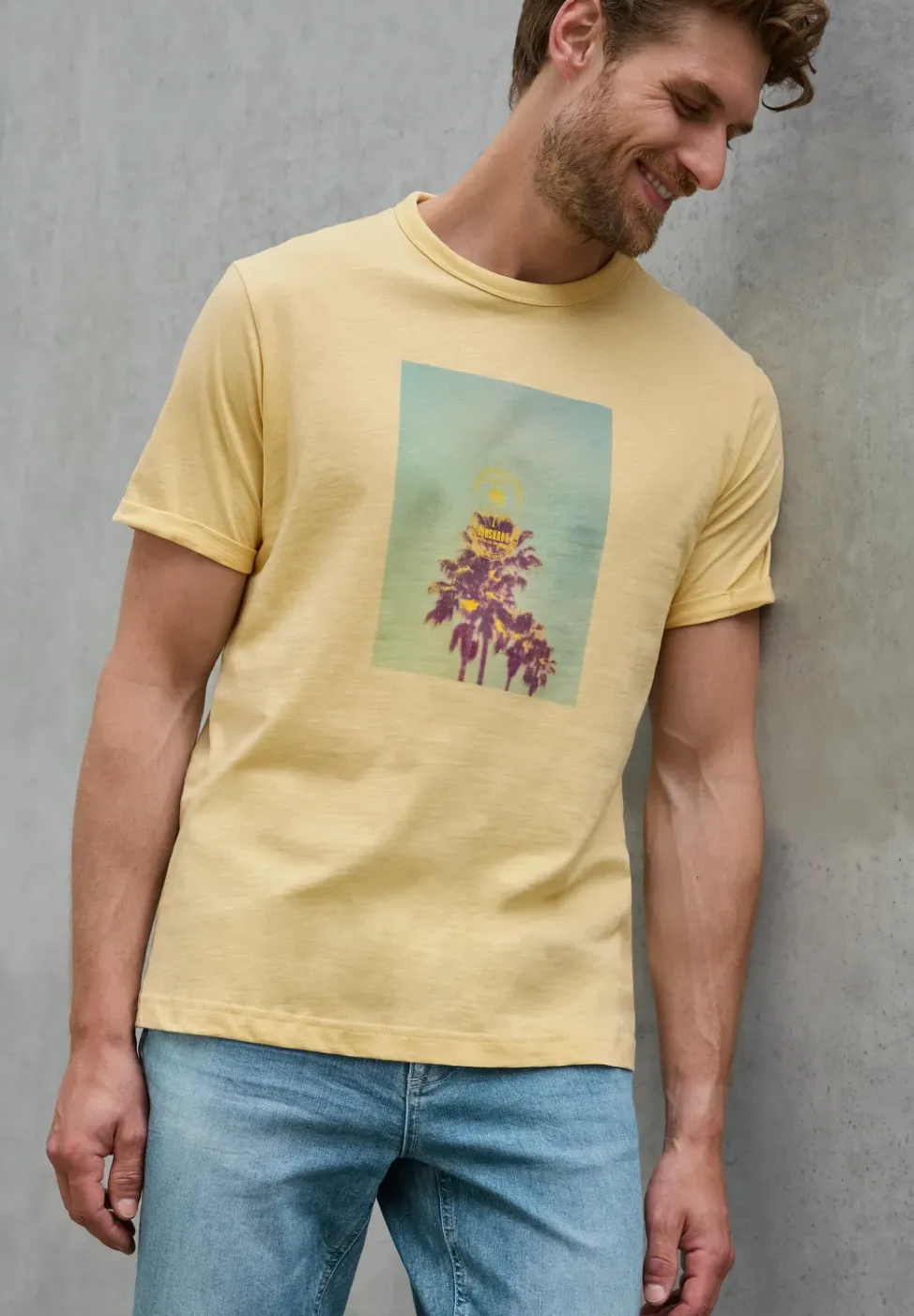 T-shirt avec photo imprimée
