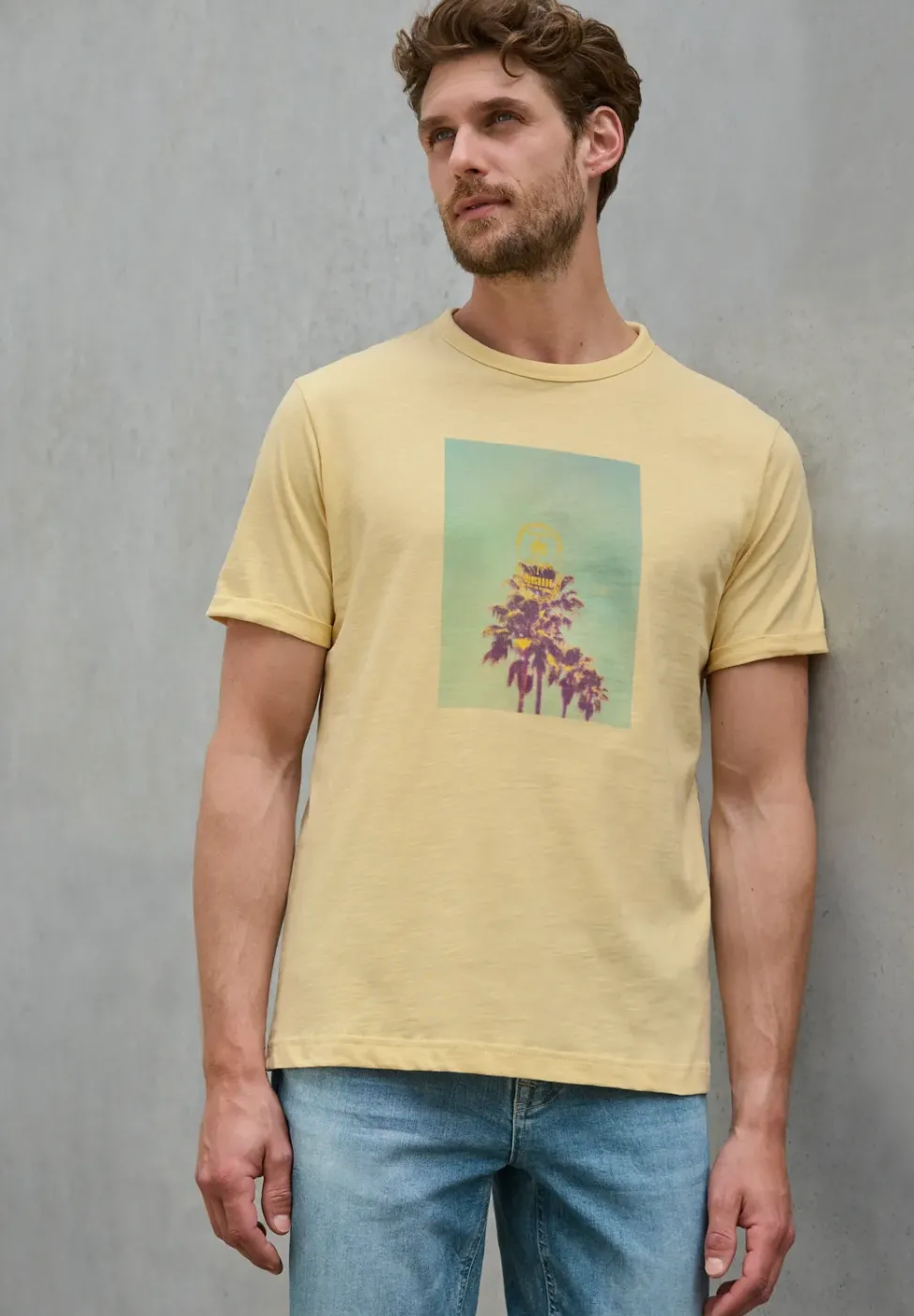 T-shirt avec photo imprimée