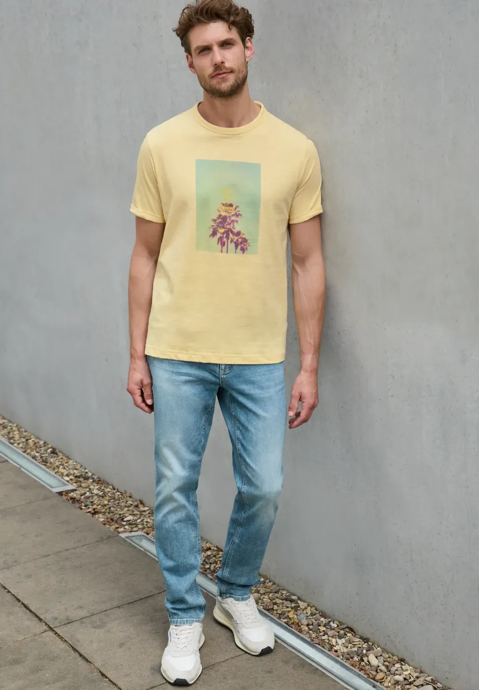 T-shirt avec photo imprimée