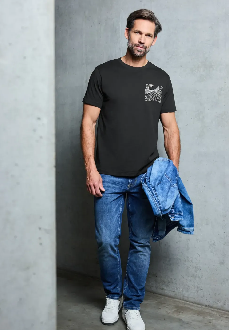 T-shirt basique avec chestprint