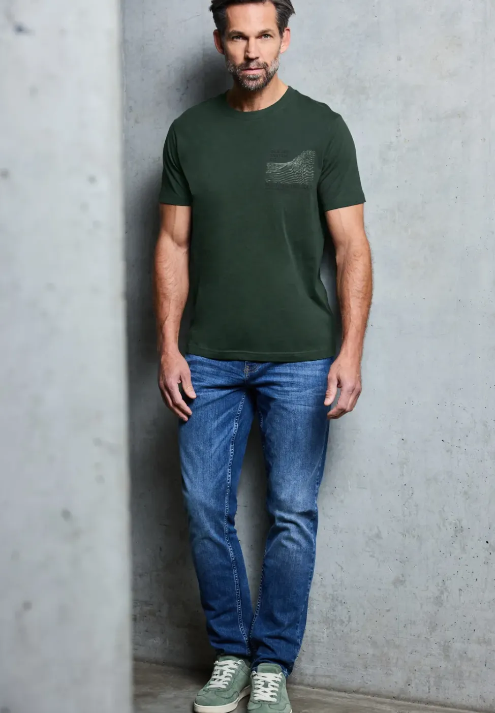 T-shirt basique avec chestprint