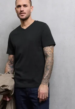 T-shirt basique à col en V