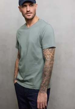 T-shirt basique à col en V