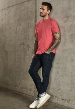 T-shirt basique en couleur unie