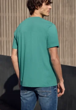 T-shirt basique en couleur unie
