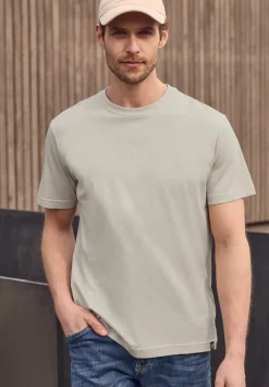 T-shirt basique en couleur unie