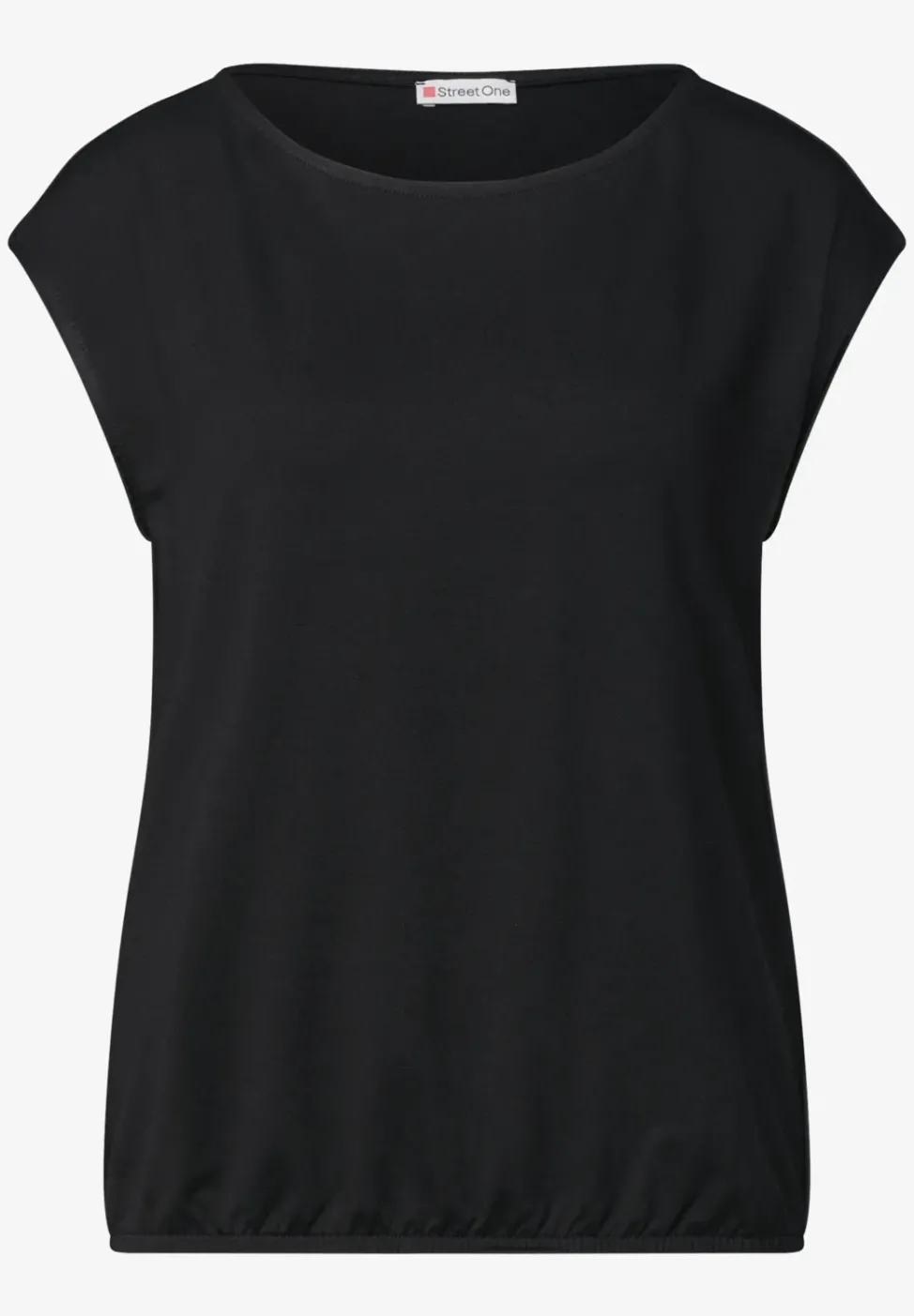 T-shirt col bateau à épaules tombantes
