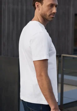 T-shirt à col rond avec chestprint