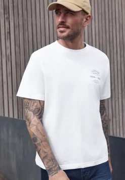 T-shirt à col rond avec chestprint