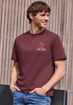 T-shirt à col rond avec chestprint