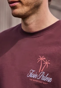 T-shirt à col rond avec chestprint
