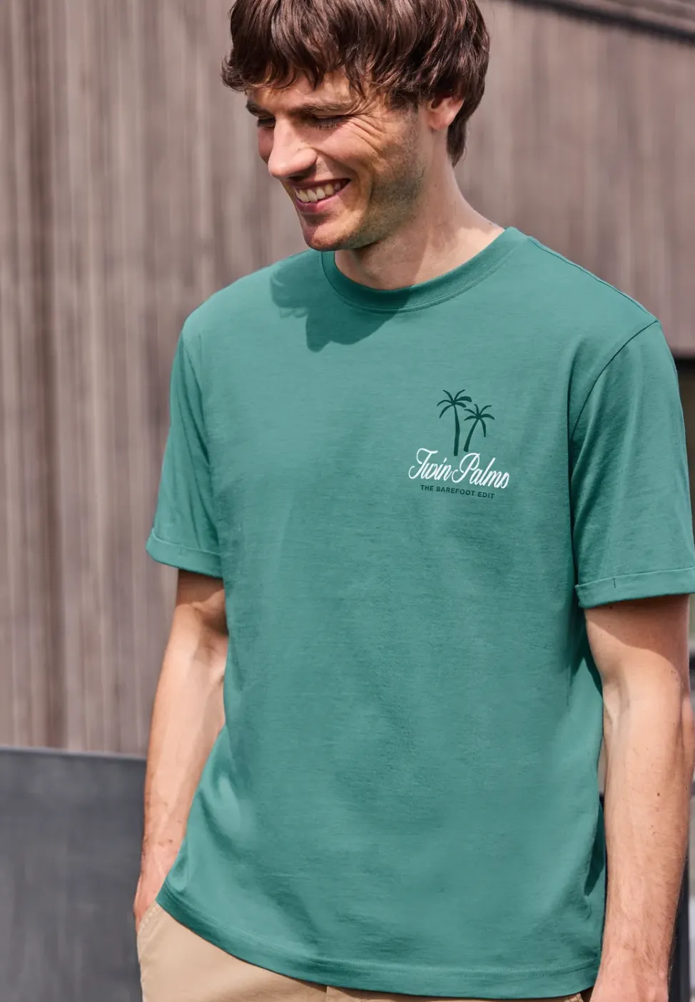 T-shirt à col rond avec chestprint