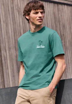 T-shirt à col rond avec chestprint